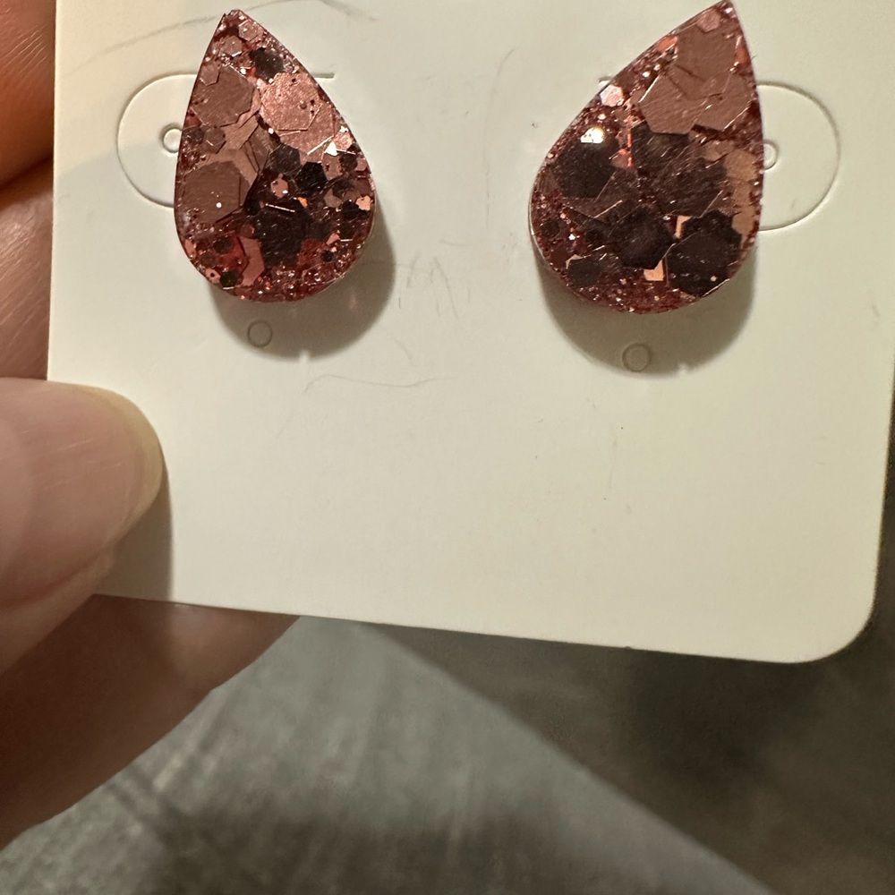 Sparkling Teardrop Earrings